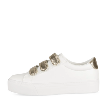 Baskets BLANC/OR Femme