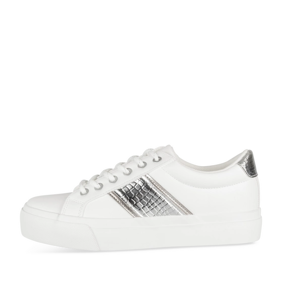 Sneakers WIT/ZILVER Dames