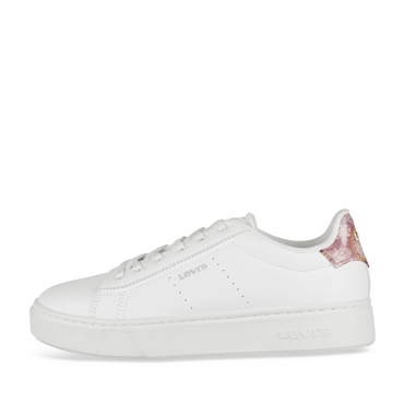 Baskets BLANC/ROSE Femme