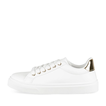 Baskets BLANC/OR Femme