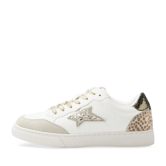 Sneakers WIT/KAKI Dames