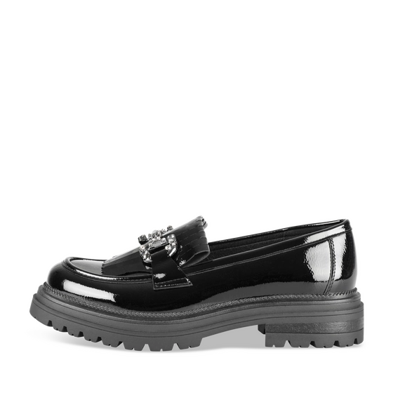 Mocassins_avec_talon ZWART Dames