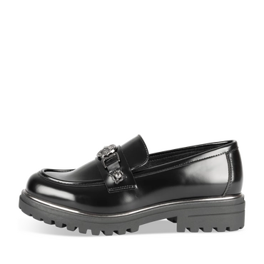 Mocassins_avec_talon ZWART Dames