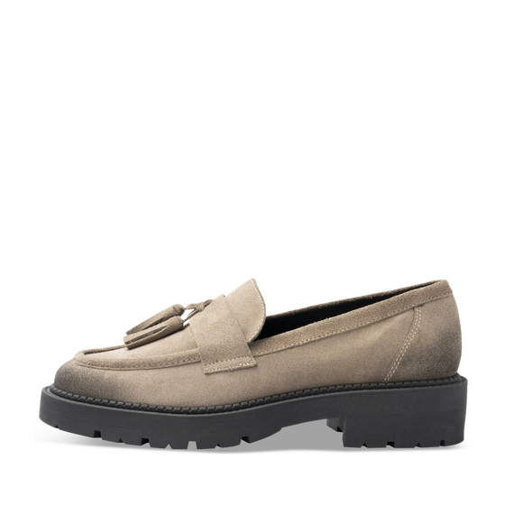Mocassins_avec_talon TAUPE Dames