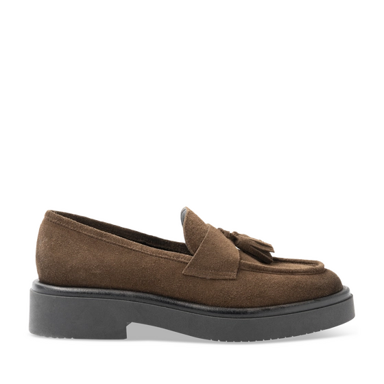 Mocassins_avec_talon KASTANJEBRUIN Dames