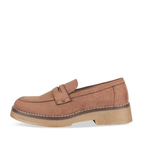 Mocassins_avec_talon KASTANJEBRUIN Dames