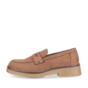 Mocassins_avec_talon KASTANJEBRUIN Dames