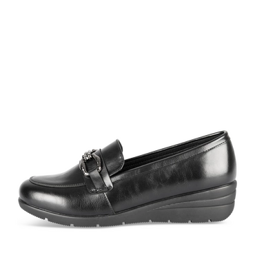 Mocassins_avec_talon ZWART Dames