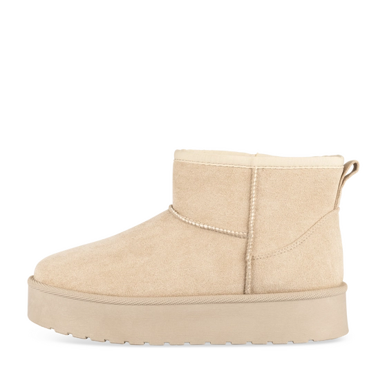 Enkellaarsjes BEIGE Dames
