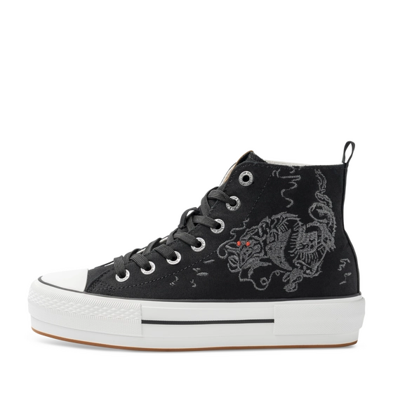 Sneakers ZWART Dames