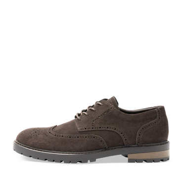 Veterschoenen DONKER KASTANJEBRUIN Heren