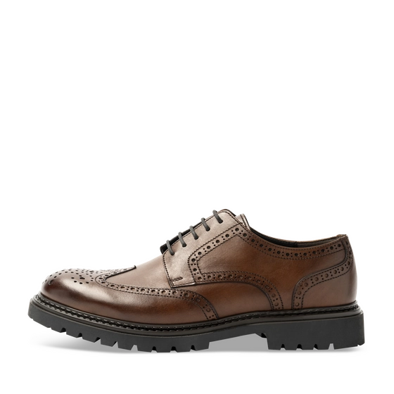 Derbies MARRON Homme