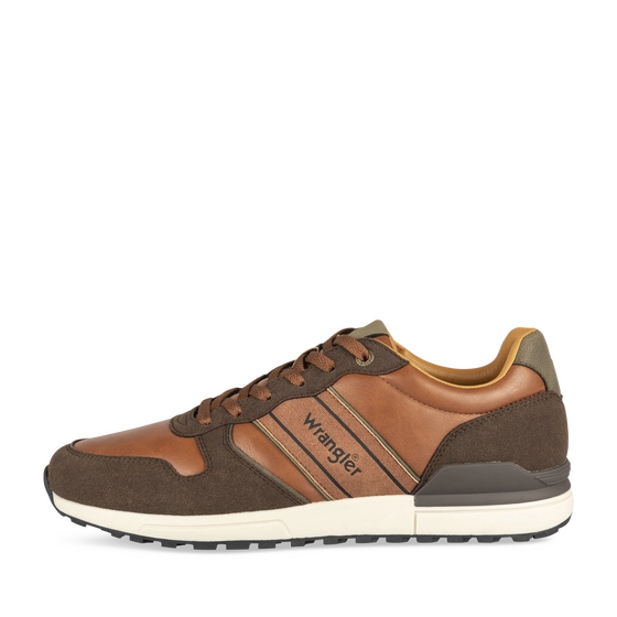 Baskets MARRON/BEIGE Homme