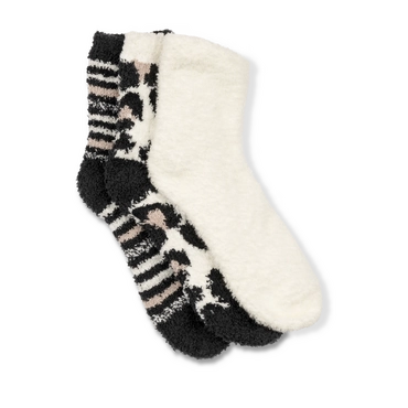 Socken ZWART/BEIGE Dames