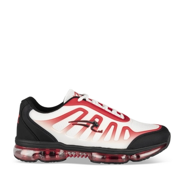 Baskets NOIR/BLANC/ROUGE Homme