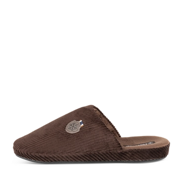 Pantoffels KASTANJEBRUIN Heren