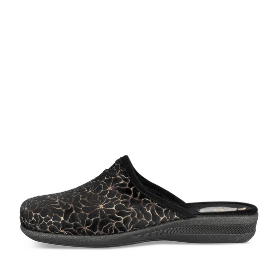 Pantoffels_avec_talon ZWART Dames