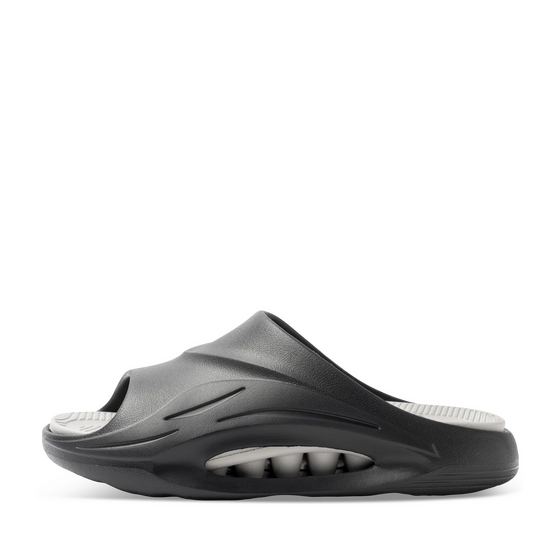 Badslippers ZWART Heren