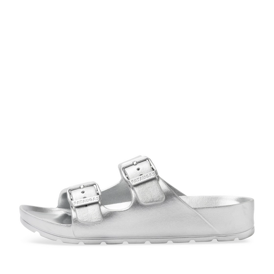 Claquettes ARGENT Femme