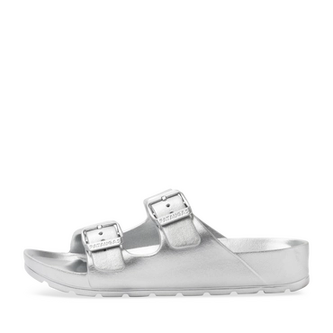 Claquettes ARGENT Femme