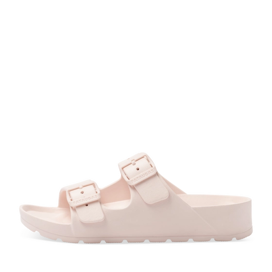 Badslippers_avec_talon ROZE Dames