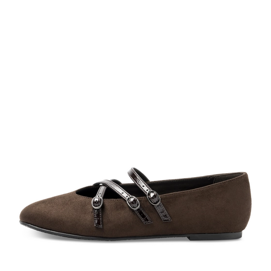 Ballerines MARRON Femme