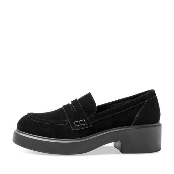 Mocassins_avec_talon ZWART Dames