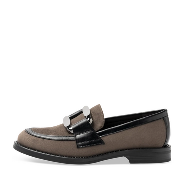 Mocassins_avec_talon TAUPE Dames