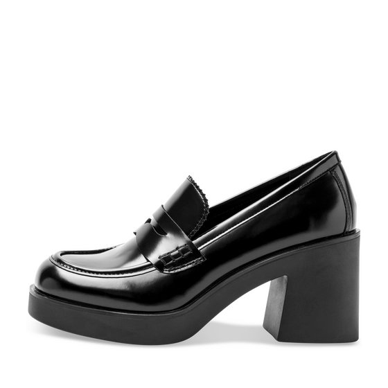 Mocassins_avec_talon ZWART Dames