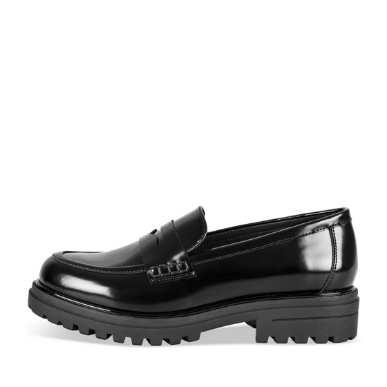Mocassins_avec_talon ZWART Dames