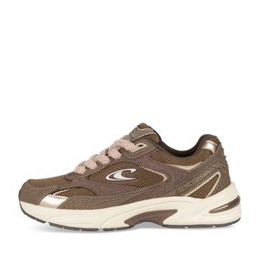 Baskets MARRON/OR Femme
