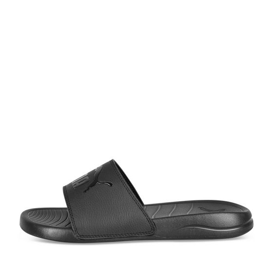 Badslippers_avec_talon ZWART Dames