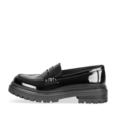 Mocassins_avec_talon ZWART Dames