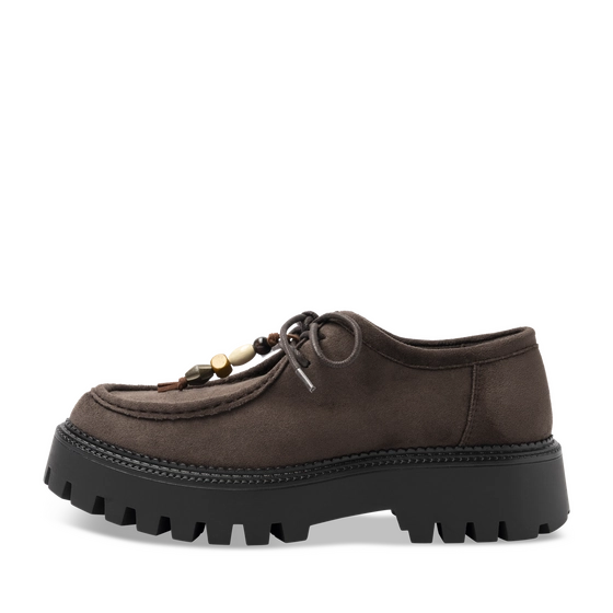 Derbies MARRON Femme