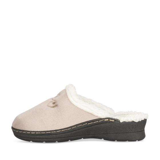 Pantoffels_avec_talon TAUPE Dames