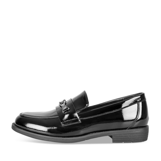 Mocassins_avec_talon ZWART Dames