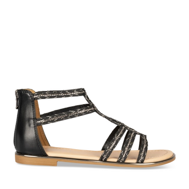 Sandalen_avec_talon ZWART Dames