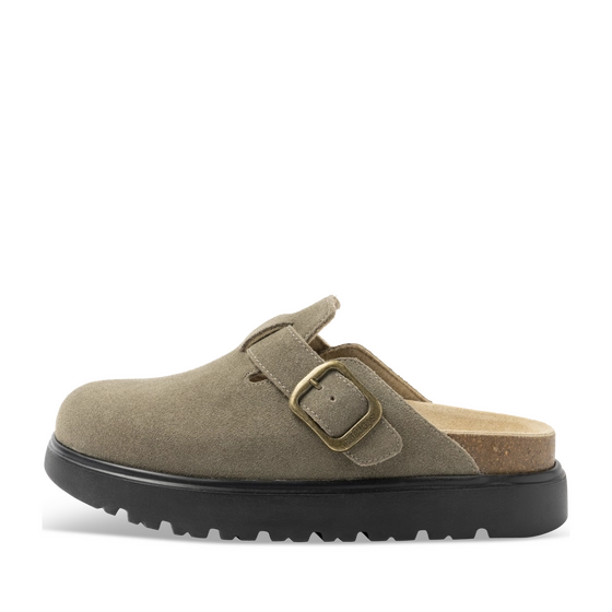 Slippers_avec_talon KAKI Dames