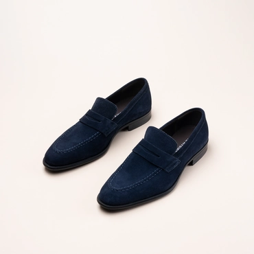 Mocassins BLEU Homme
