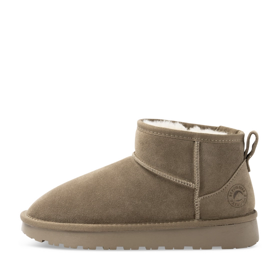 Enkellaarsjes KAKI Dames