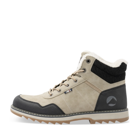 Enkellaarsjes TAUPE Heren