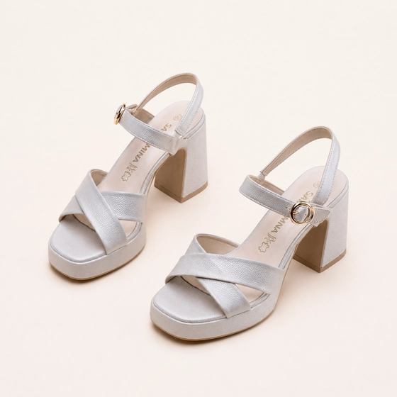 Sandales METALLISE Femme
