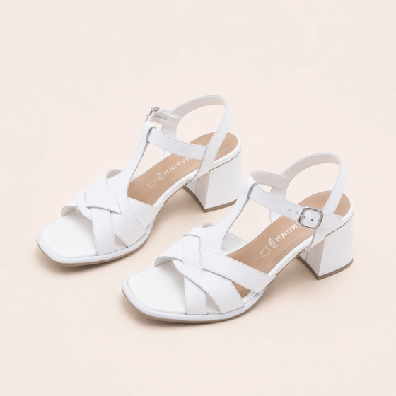 Sandalen_avec_talon WIT Dames