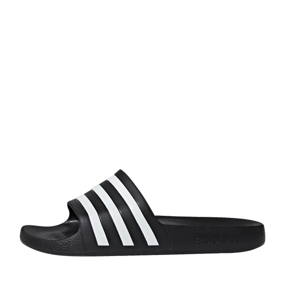 Badslippers ZWART/WIT Heren
