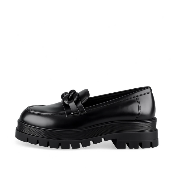 Mocassins_avec_talon ZWART Dames