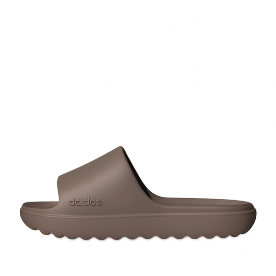 Badslippers ADILETTE LUMIA KASTANJEBRUIN Heren
