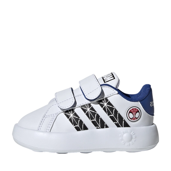 Baskets BLANC Grand Court Spiderman
