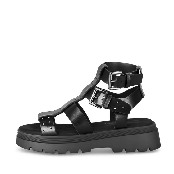 Sandalen_avec_talon ZWART Dames