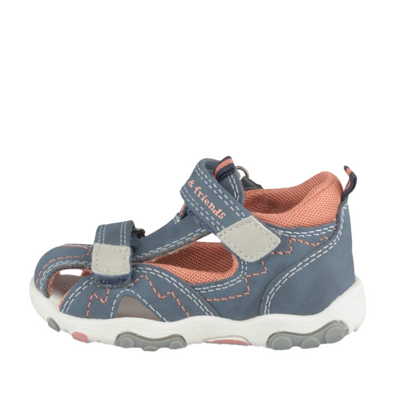 Sandales BLEU/ORANGE Garçon