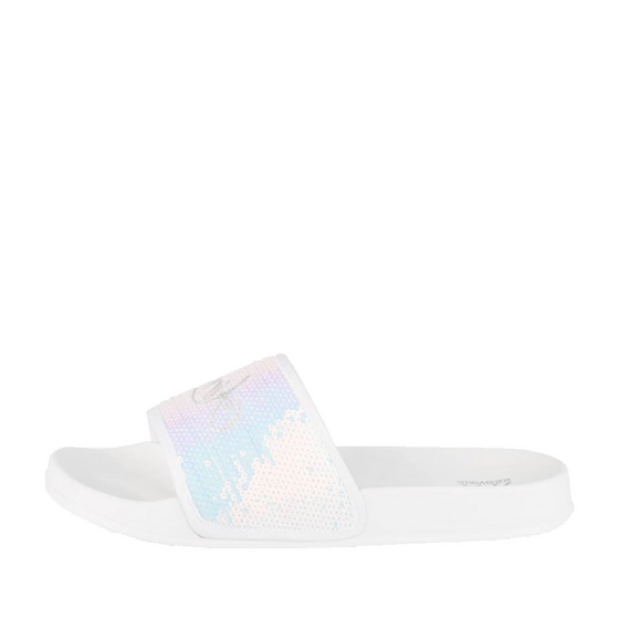 Badslippers WIT Meisjes